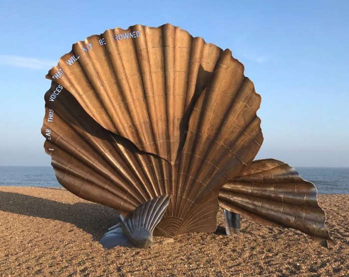 Aldeburgh Maggie Hambling's Scallop